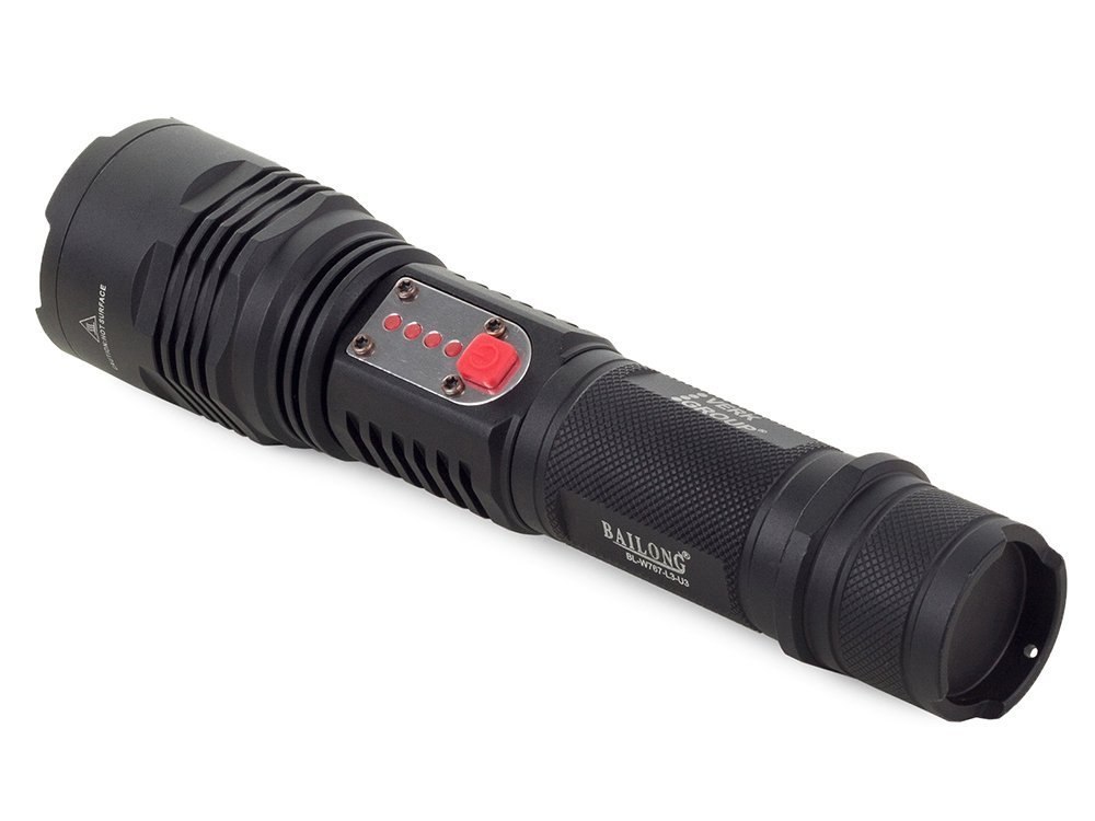 MOCNA LATARKA WOJSKOWA CREE LED USB XML-L T6 POWER BANK